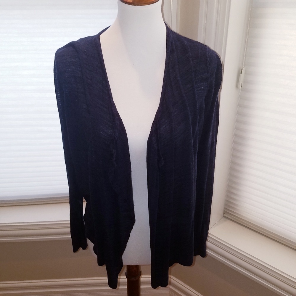 Drapey open cardigan
